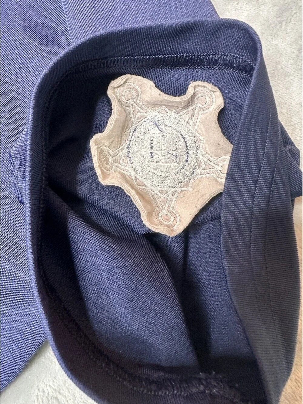Secret Service Under Armour Polo Shirt Large Blue Shirt